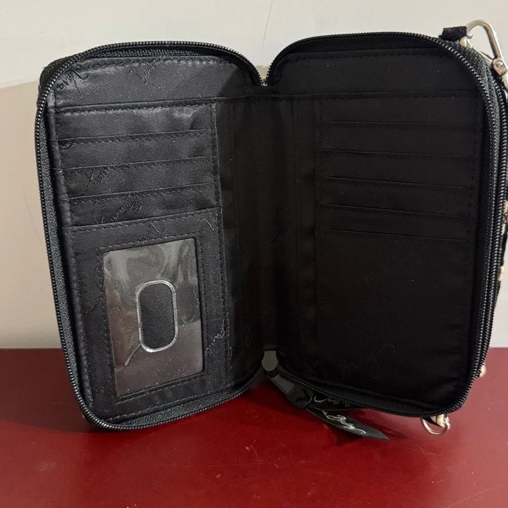 Vera Bradley Concerto Black and White Crossbody Bag